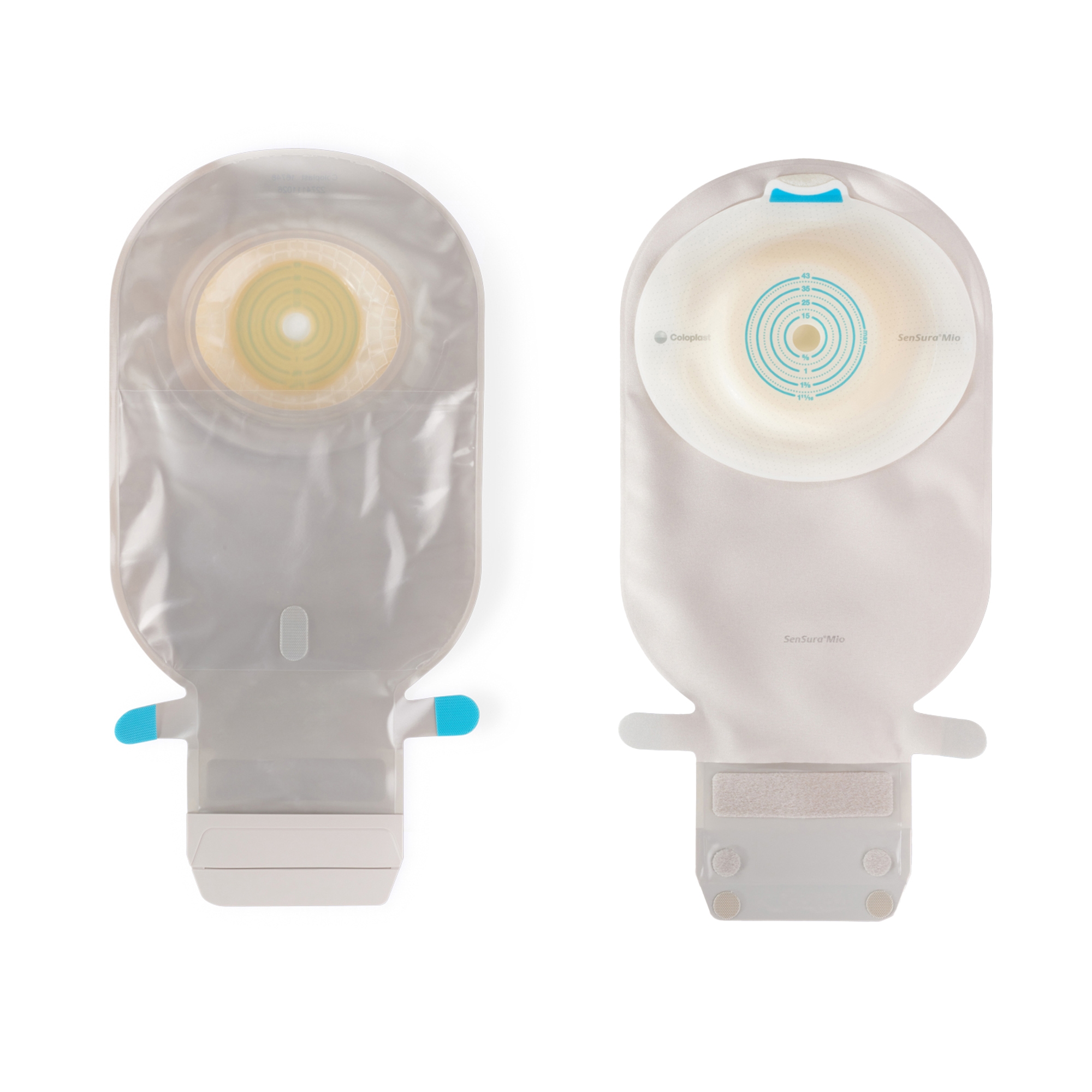 SenSura Mio Convex Light 1-Piece Ostomy Pouch, Trim to fit 10-43 mm Stomas - Box of 10