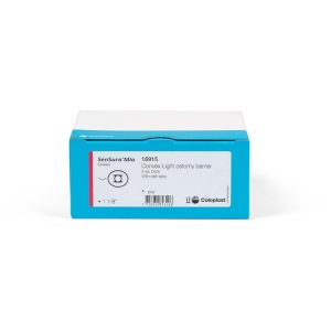 Ostomy Barrier SenSura® Mio Click Precut, Standard Wear Elastic Adhesive 50 mm Flange Red Code System 1-1/8 Inch Opening - Box of 5