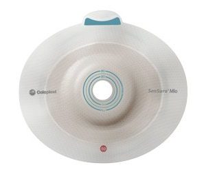 Ostomy Barrier SenSura® Mio Flex Trim to Fit, Standard Wear Elastic Adhesive 70 mm Flange Yellow Code System 15 to 53 mm Opening - Box of 5