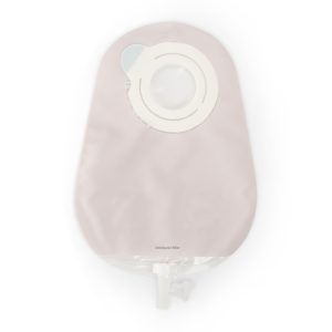 SenSura Mio Flex 2-Piece Transparent Urostomy Pouch, Green Match - Box of 10