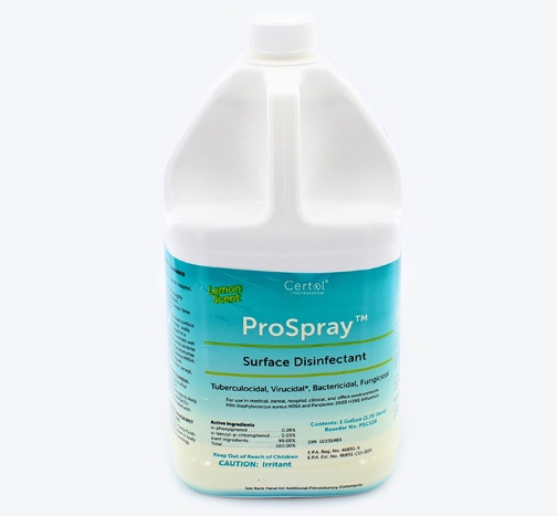 Surface Disinfectant Cleaner ProSpray Antimicrobial Manual Pour Liquid 1 gal. Jug Lemon Scent NonSterile - 1 Gallon Jug