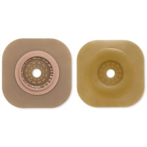 Ostomy Barrier CeraPlus New Image Trim to Fit, Extended Wear Without Tape 44 mm Flange Up to 1-1/4 Inch Opening 4 X 4 Inch - 1 EA