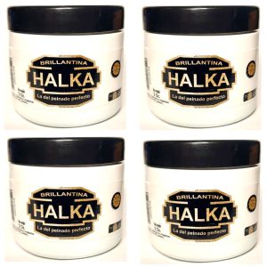Halka Brillantine Solid Mustache, Beards and Hair Molding, Helps Style Hair Into Sleek Looks 2 oz
