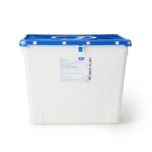McKesson Prevent Pharmaceutical Waste Container, 8 Gal., 13.5 x 17.3 x 13 inch - 1 EA