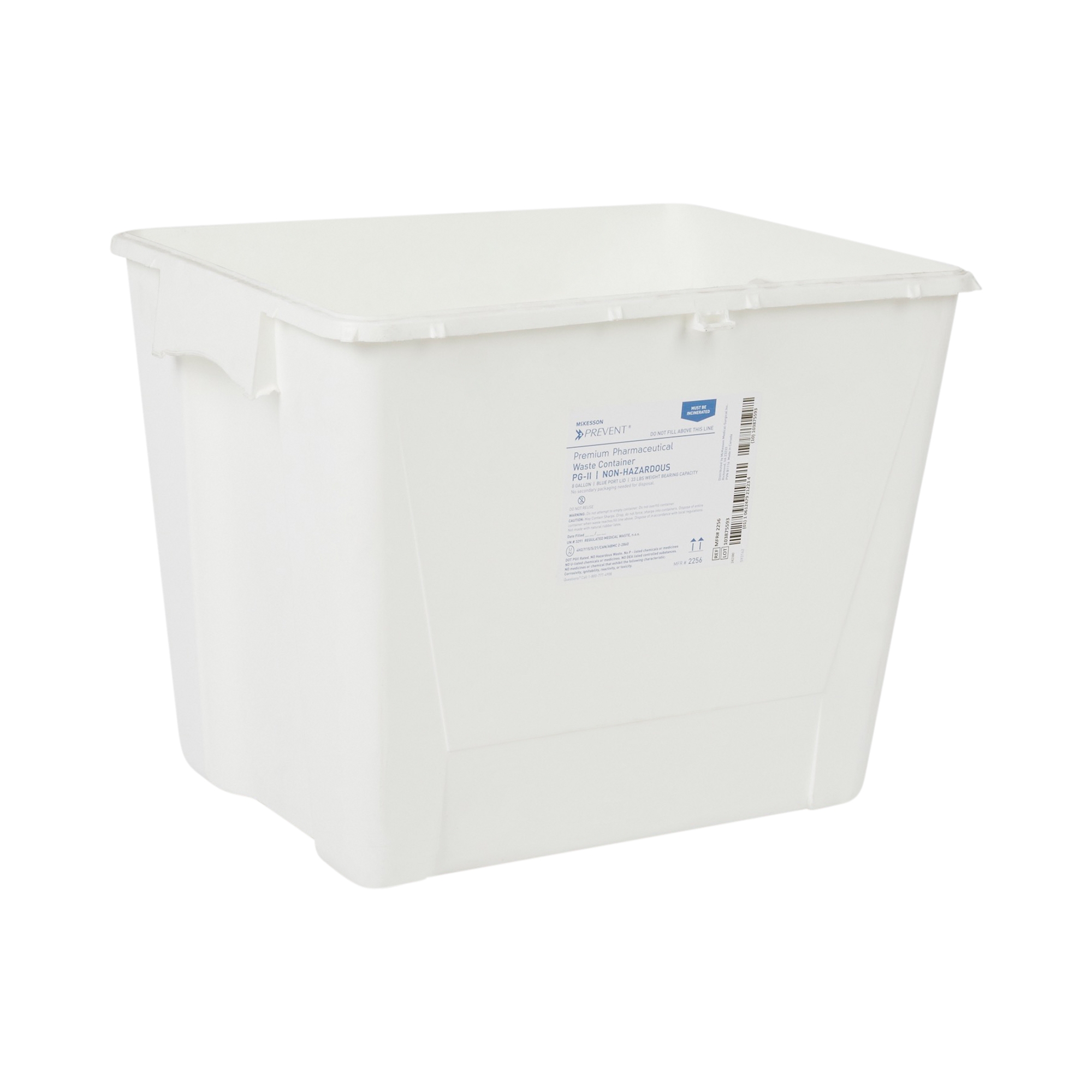 McKesson Prevent Pharmaceutical Waste Container, 8 Gal., 13.5 x 17.3 x 13 inch - 1 EA - Image 5
