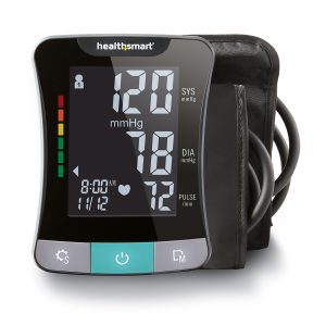 Home Automatic Digital Blood Pressure Monitor MABIS Multiple Sizes Nylon Cuff 23 - 40 cm Talking Model, Black Cuff - 1 EA