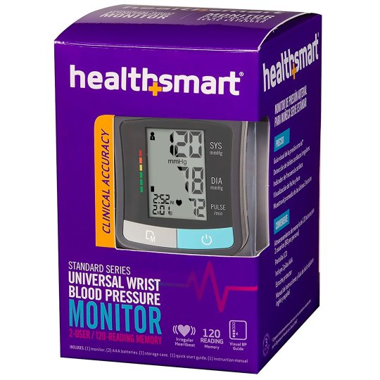 Home Automatic Digital Blood Pressure Monitor MABIS One Size Fits Most Cuff Nylon Cuff 13 - 21 cm Wrist - 1 EA - Image 2