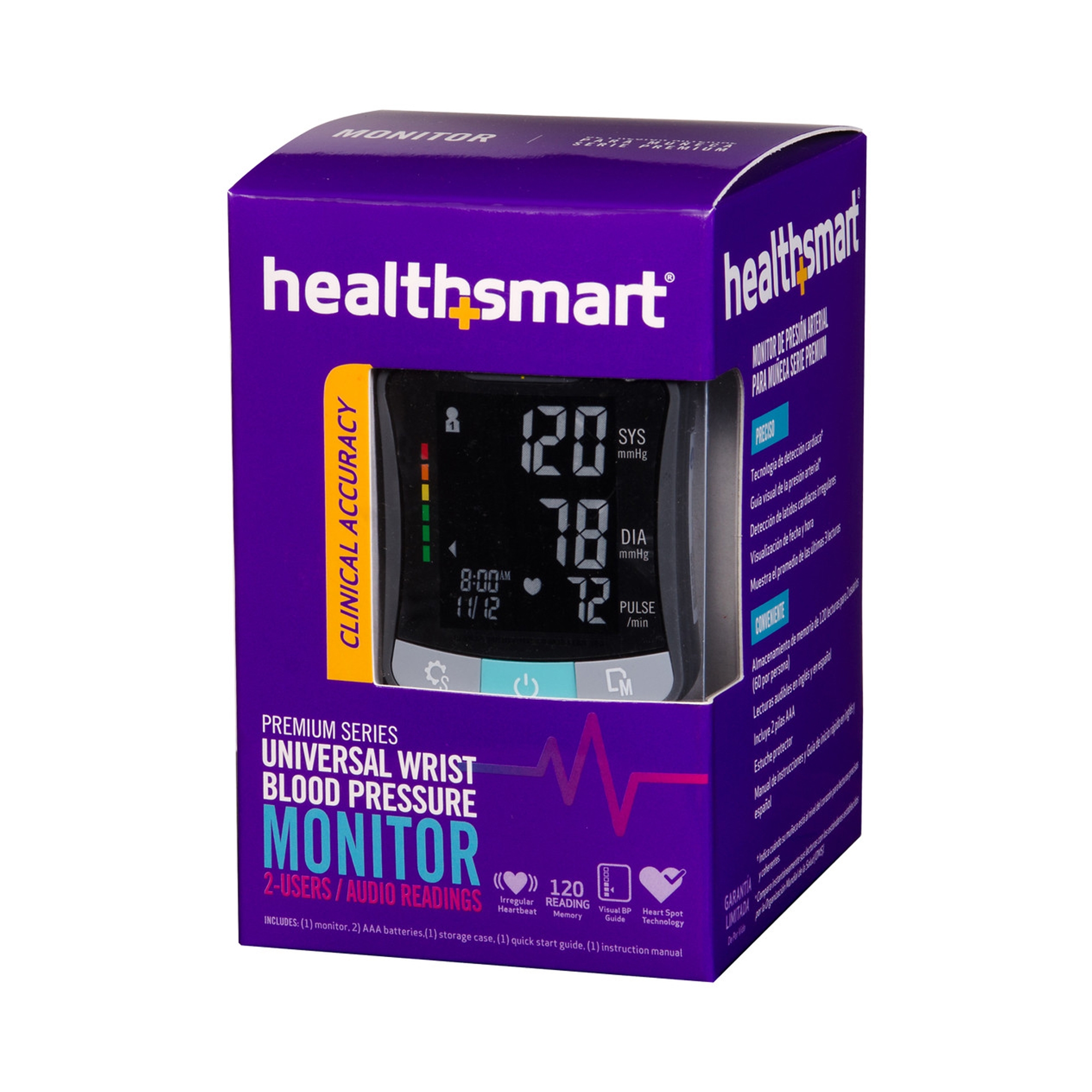 Home Automatic Digital Blood Pressure Monitor MABIS One Size Fits Most Cuff Nylon Cuff Talking Model - 1 EA - Image 2