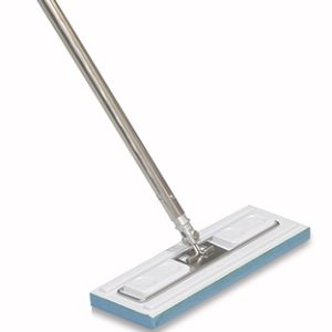 Cleanroom Wet Mop Pad Contec Klean Max Sealed Edge Large White Microfiber / Polyester Disposable 0.7 x4.5 x 15 Inch - Qt of 4