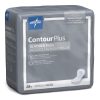Bladder Control Pad Contour Plus Ultimate 8 X 17 Inch Heavy Absorbency Super Absorbent Core One Size Fits Most - Case of 168 - Thumbnail Image 1