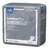 Bladder Control Pad Contour Plus Ultimate 8 X 17 Inch Heavy Absorbency Super Absorbent Core One Size Fits Most - Case of 168 - Thumbnail Image 3