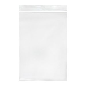 Zippit Reclosable Bag, 6 x 9 Inch LDPE Clear Zipper Closure - Case of 1000