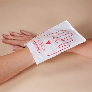Health Care Logistics Pre-Op Mitt 7"X10-1/2", Properly Prepares a Patient for Surgery - Pack of 100