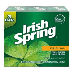 Irish Spring Soap Individually Wrapped Original Scent- Case of 54