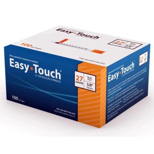 EasyTouch Insulin Syringes 27G 1cc, 5/8 in (16mm)