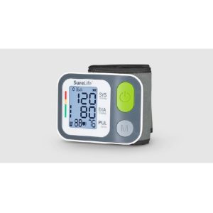 SureLife Jumbo LCD Display Fully Automatic Classic Wrist Blood Pressure Monitor