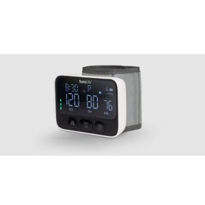 SureLife Fully Automatic Jumbo LCD Display Premium Wrist Blood Pressure Monitor (Talking)