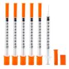 EasyTouch Insulin Syringes 31G 1cc, 1/4 in (6mm) - Thumbnail Image 1