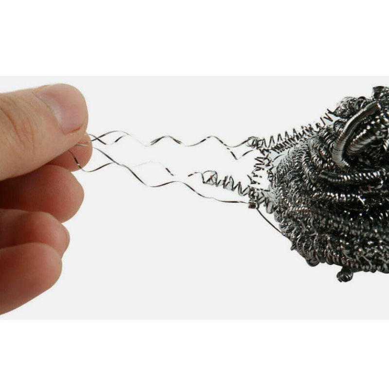 Stainless Steel Pot Scrubber Metal Wire Cleaning Ball Kitchen Pan Cleaner - Image 3