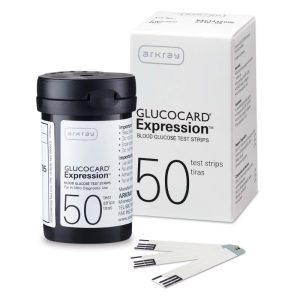 Blood Glucose Test Strips Glucocard 50 Strips per Pack For Glucocard Blood Glucose Monitoring Meter - Box of 50