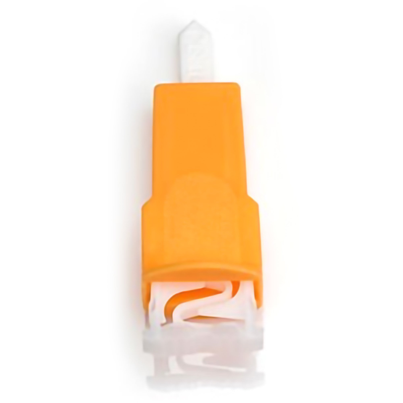 Capiject Safety Lancet, 23 Gauge, 2.25 mm Depth Gauge Retractable Push Button Activation Finger - BX/200