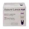 Safety Lancet Assure 30 Gauge Protective Safety Cap Push Button Activation Finger - CS/2400 - Thumbnail Image 1