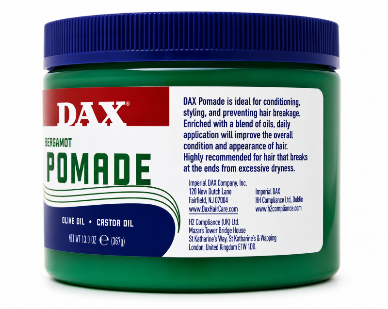 Dax Hair Dressing Vegetable Oil Pomade with Bergamot, Olive, Castor, Coconut, Fruit Oils 3.5oz - Image 3