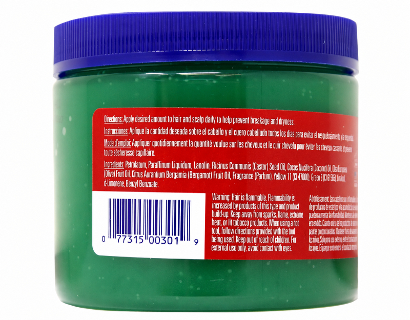 Dax Hair Dressing Vegetable Oil Pomade with Bergamot, Olive, Castor, Coconut, Fruit Oils 3.5oz - Image 2