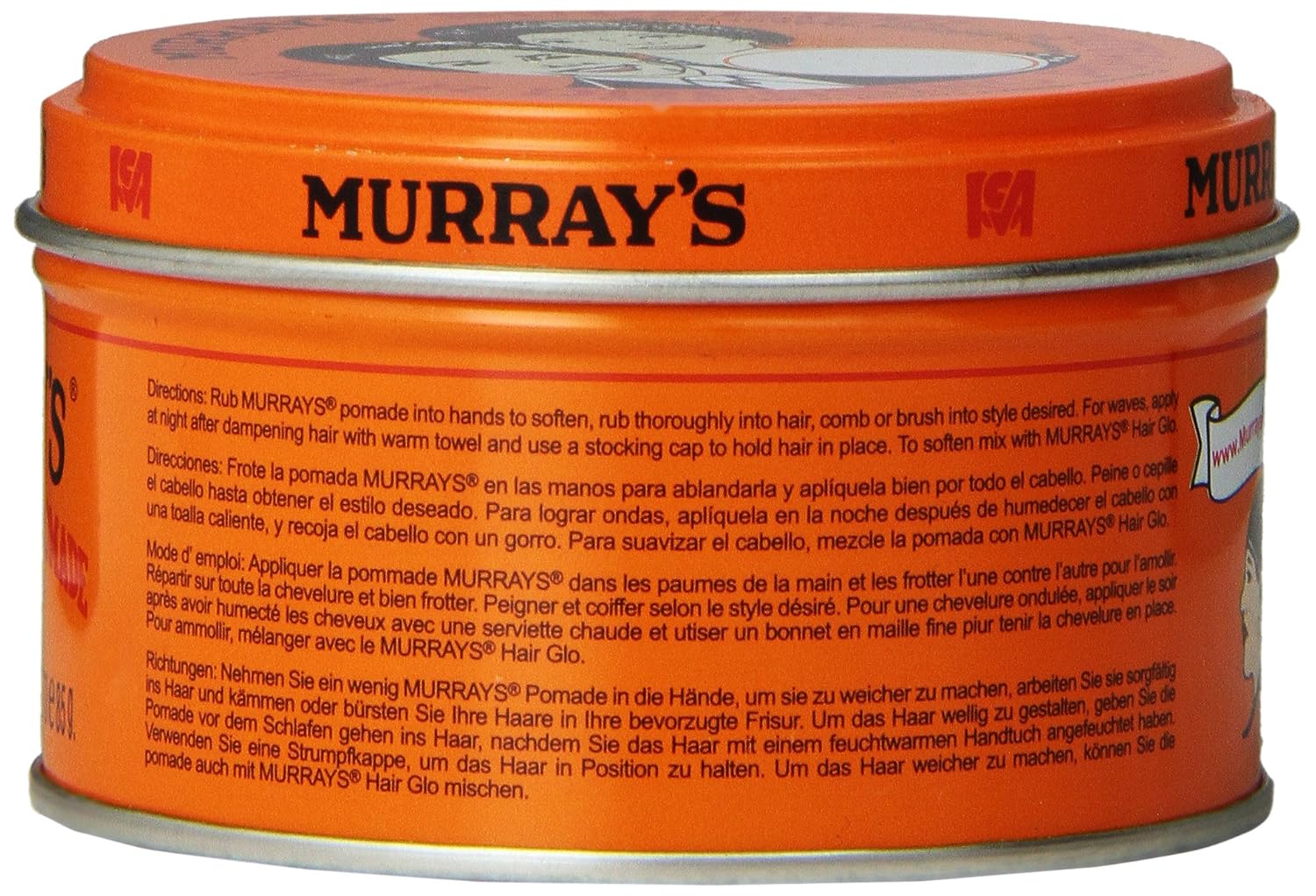 Murray's Superior Hair Dressing Pomade 3oz - Image 3