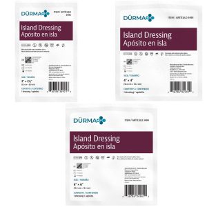 Sterile Island Dressings Individually Packed, Soft, Non-Stick